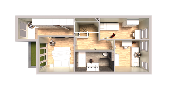 Floorplan - Fahrenheitstraat 128, 1097 PX Amsterdam